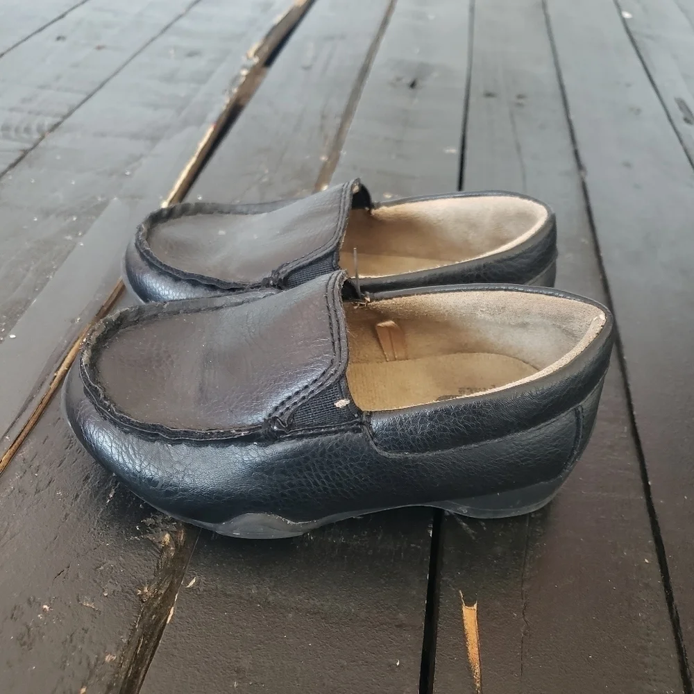 The Children's Place Toddler Baby Boy 6 Black Slip On Loafer Dress Shoes